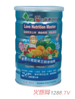 愛的營養(yǎng)大師嚴(yán)選臺灣蔬果五谷麥精華