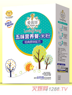愛茵坊經(jīng)典原味五味營養(yǎng)餐米粉盒裝