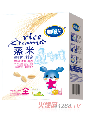 聰聰龍高鈣乳清蛋白配方蒸米營(yíng)養(yǎng)米粉全段盒裝