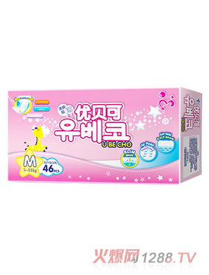 優(yōu)貝可超薄款嬰兒紙尿褲M(mǎn)碼