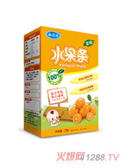 尚可詩金桔水果條70g