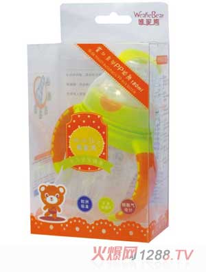 唯昵熊寬口自動奶瓶180ml