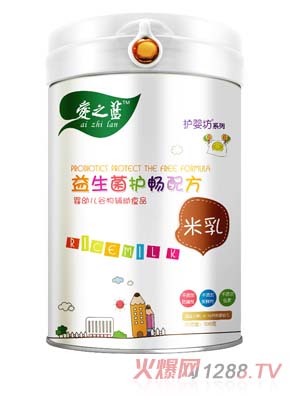 愛之藍益生菌護暢配方米乳