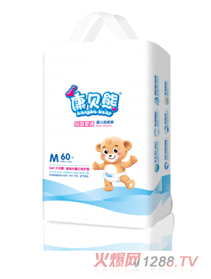 康貝熊瞬吸柔薄紙尿褲M(mǎn)碼60片
