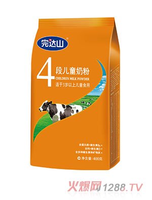 完達(dá)山段粉系列嬰幼兒配方奶粉（4段）袋
