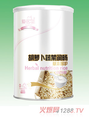愛(ài)因堡胡蘿卜蔬菜潤(rùn)暢小米米粉0段