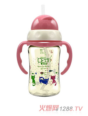 愛貝爾PPSU吸管型企鵝學飲杯240ML