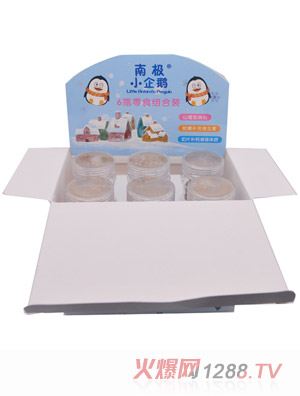 南極小企鵝六瓶零食組合內包裝