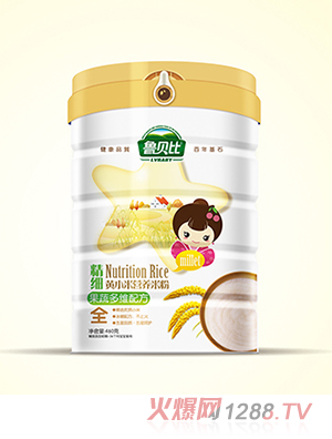 魯貝比精細(xì)黃小米營養(yǎng)米粉果蔬多維