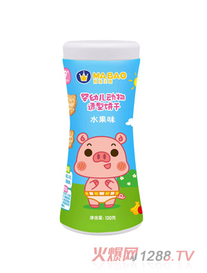 媽寶王國動物造型餅干 水果味
