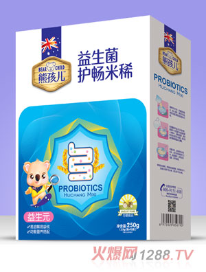 熊孩兒益生菌護(hù)暢米?。ê醒b）