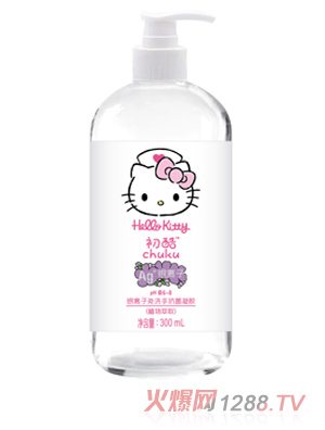 Hello Kitty初酷銀離子免洗手消毒凝膠（植物萃?。?00ml
