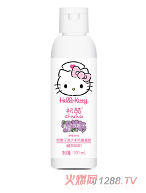Hello Kitty初酷銀離子免洗手抗菌凝膠（植物萃?。?00ml