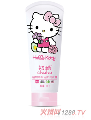 Hello Kitty初酷植物萃取倍護潤膚露 100g