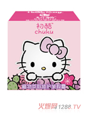Hello Kitty初酷植物萃取修護皺裂霜 盒裝