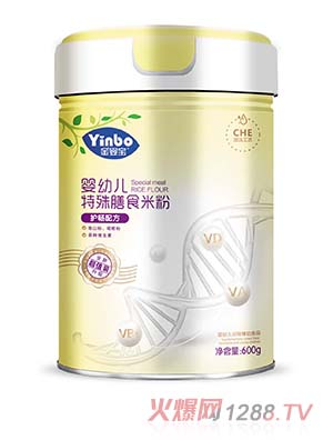金嬰寶嬰幼兒特殊膳食米粉 護(hù)暢配方600g