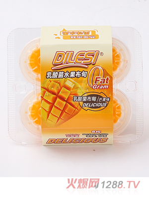 迪樂(lè)斯176g乳酸菌水果布甸 芒果味
