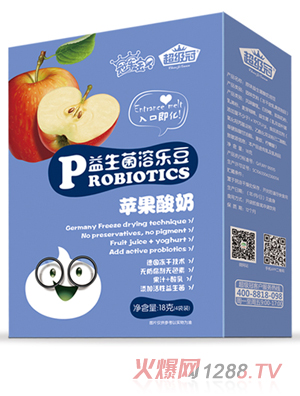 超級冠益生菌溶樂豆（蘋果酸奶