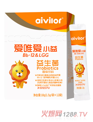 愛(ài)唯愛(ài)小益益生菌固體飲料18g