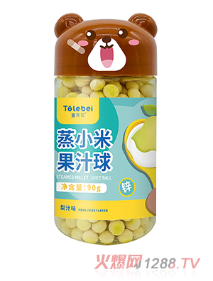 童樂(lè)貝蒸小米果汁球-梨汁味
