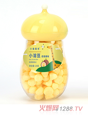 小象散步小溶豆藍莓羊奶櫻桃百香果味烘烤類糕點