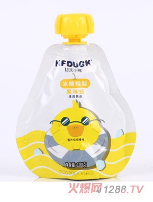 功夫小鴨冰糖銀耳燉梨果味醬清潤(rùn)良品果泥100ml招商代理
